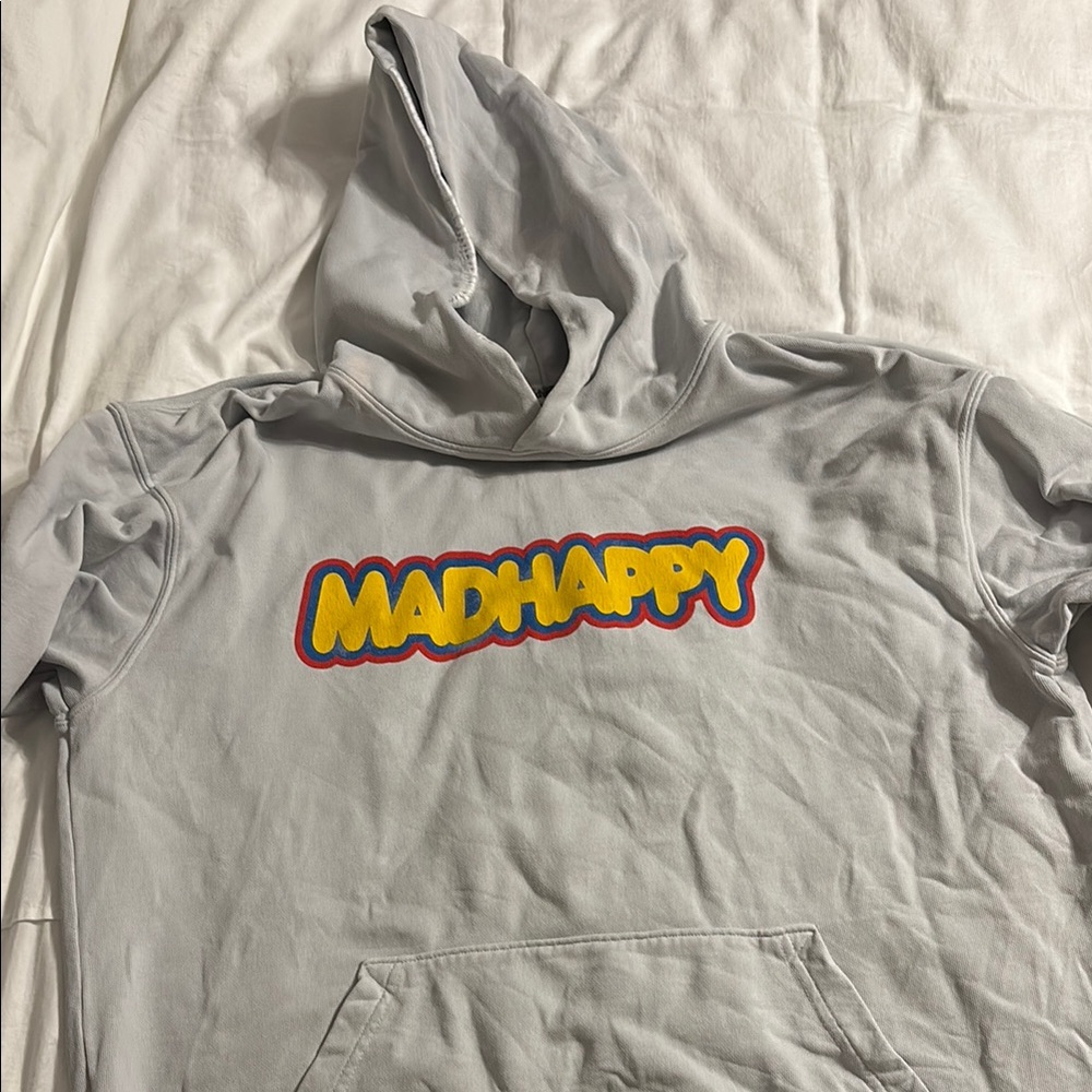 Madhappy Gray Sweatshirt Cozy Hoodie